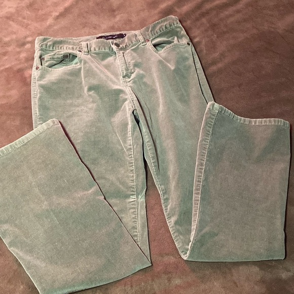 Calvin Klein jeans olive green corduroy flares size 10 - Picture 1 of 9